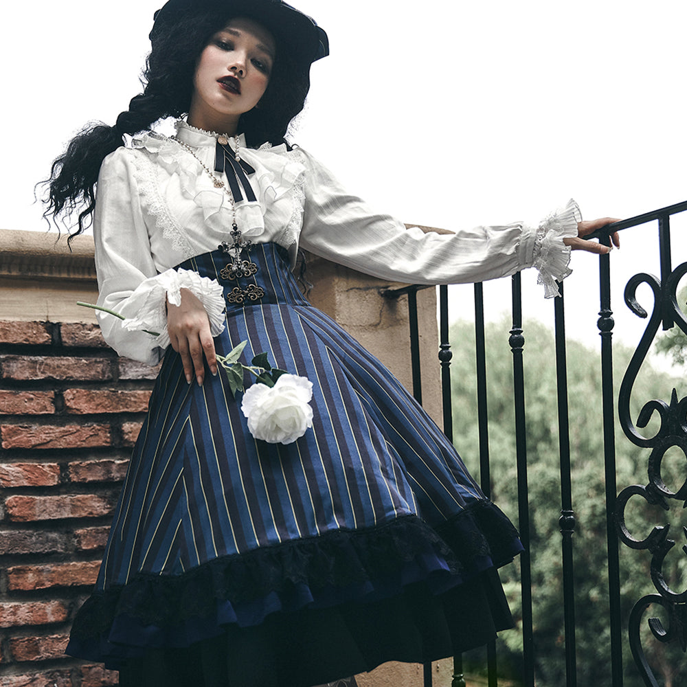 (Buyforme)Miss Point~Custom-Made Lolita Elegant Stand Collar Lolita Shirt   