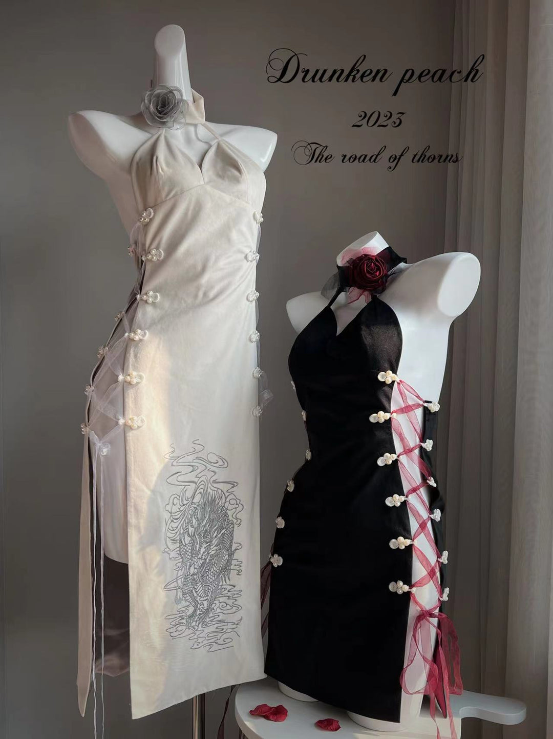 Your Highness~ Full Placket Velvet Vintage Qi Lolita Dress   