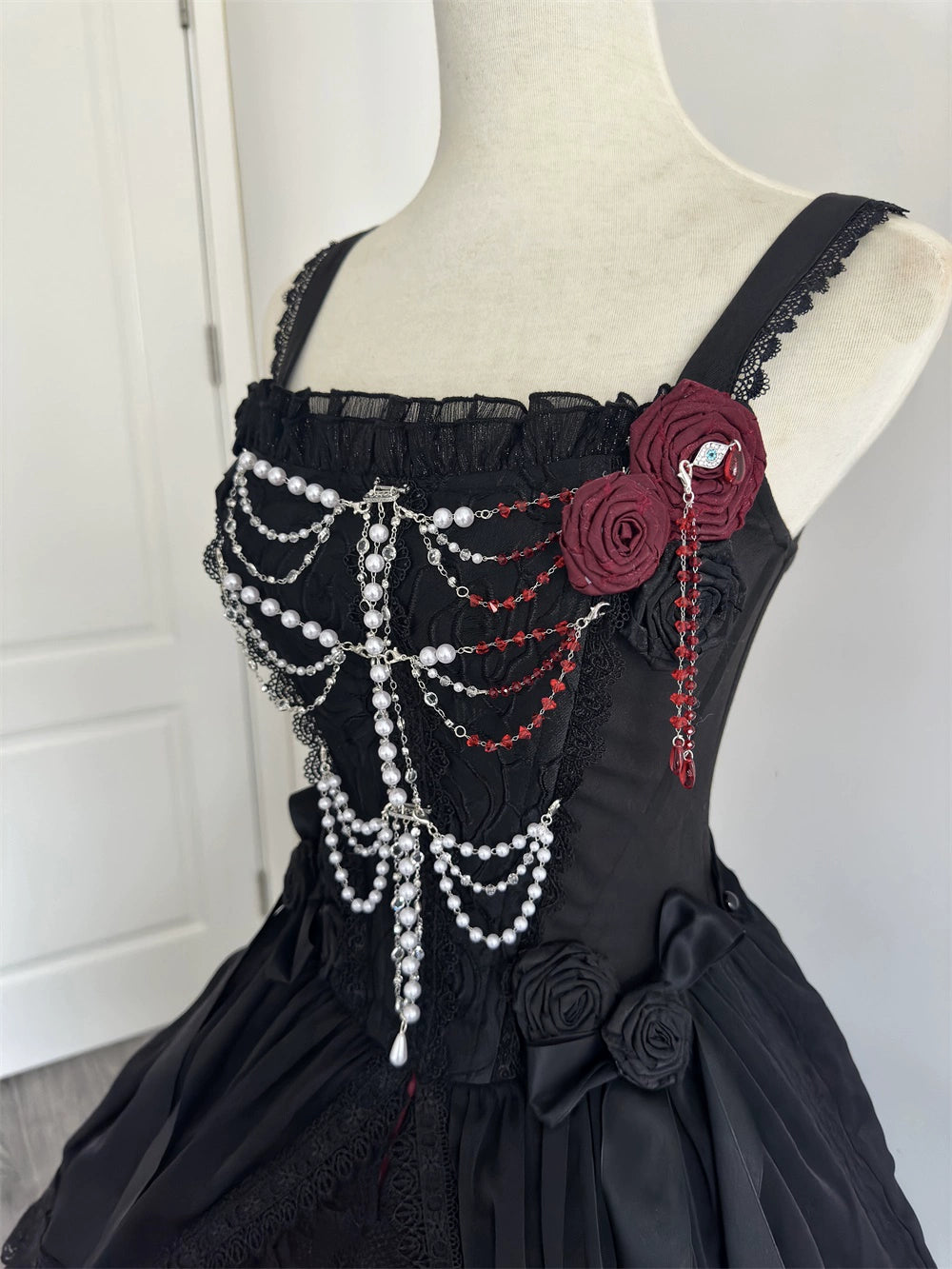 LeMiroir~Saint~Gothic Lolita Bolero Skirt Mermaid Dress Corset