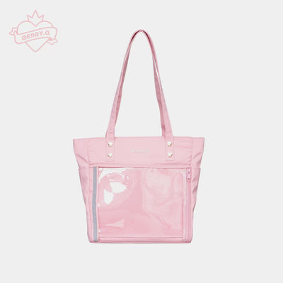 BerryQ~Casual Lolita Nylon Daily Ita Bag pink  