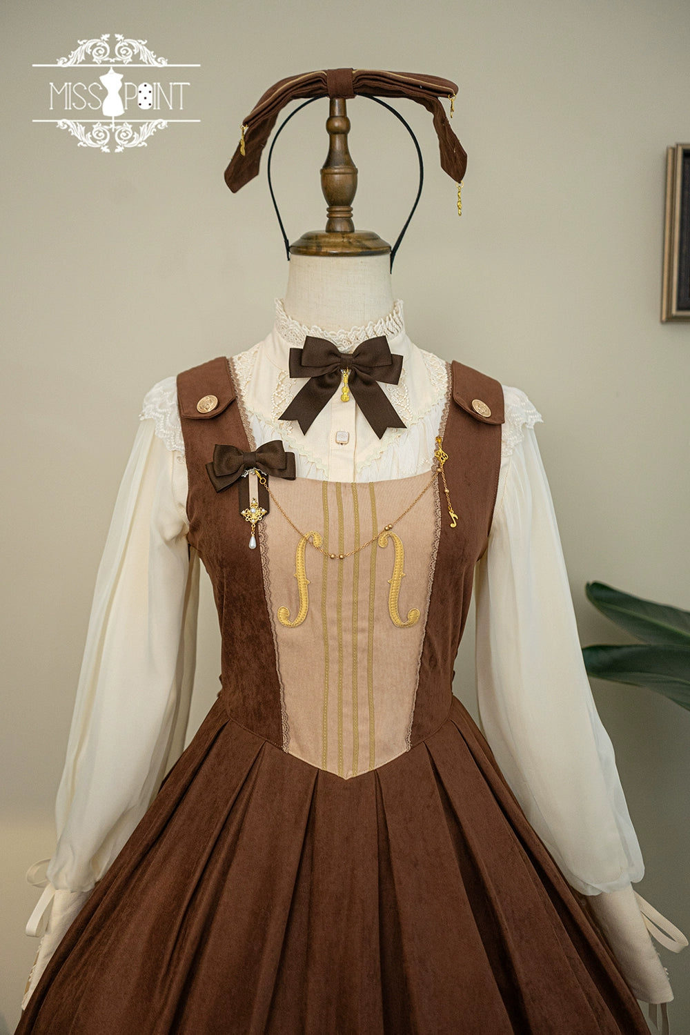 (BFM)Miss Point~Customized Lolita Jumper Dress~Elegant College Lolita JSK 32198:377476