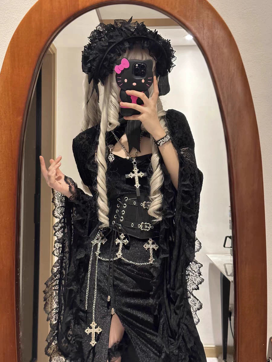 Honey Princess~Handmade Gothic Lolita BNT Halloween Lolita Hat 40430:662320