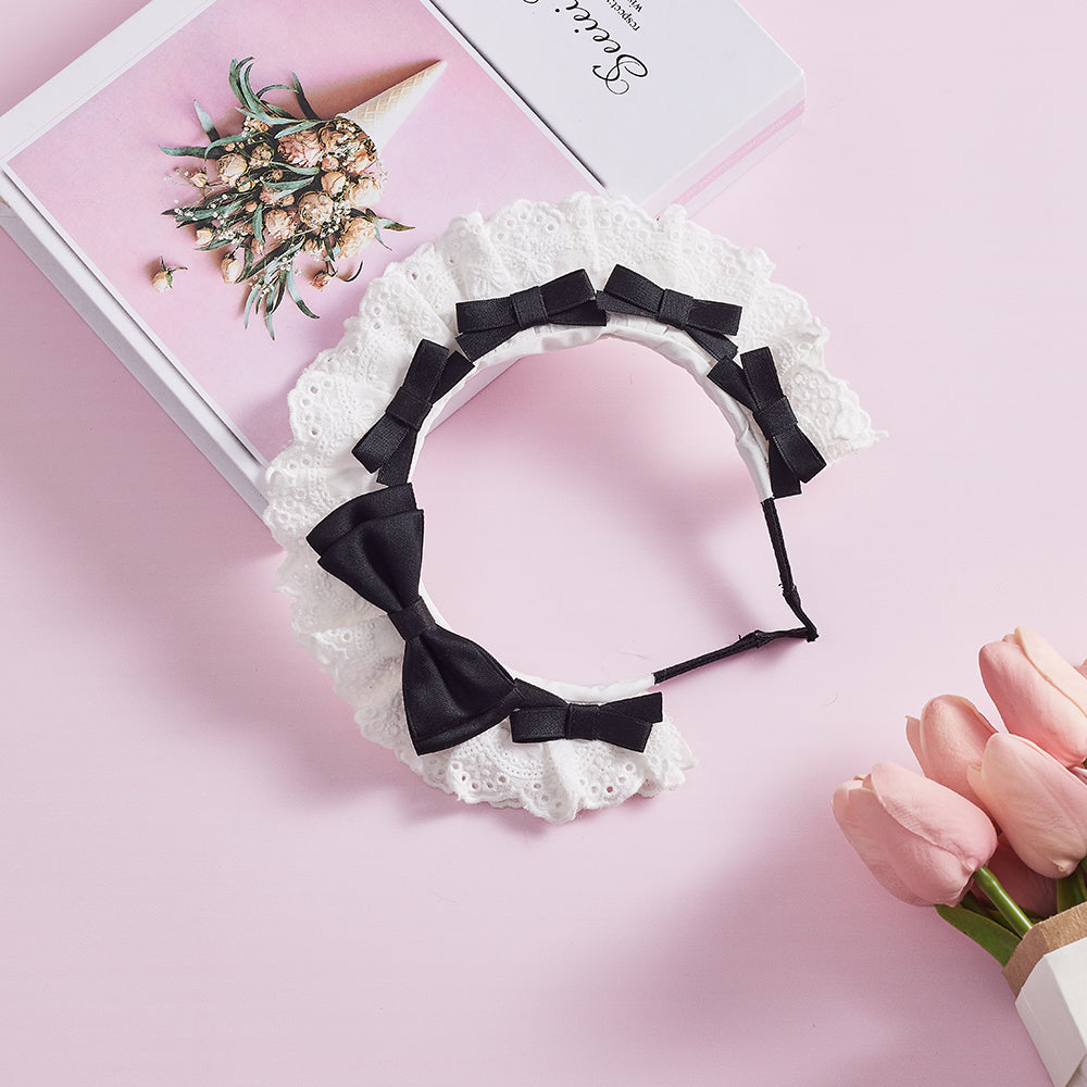 Sugar Time - Kawaii Lolita Lace KC Multicolor a black KC