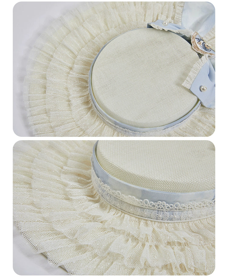 Summer Fairy~IP Collab Sweet Lolita Jumper Dress Flutter Sleeves OP 38656:593018