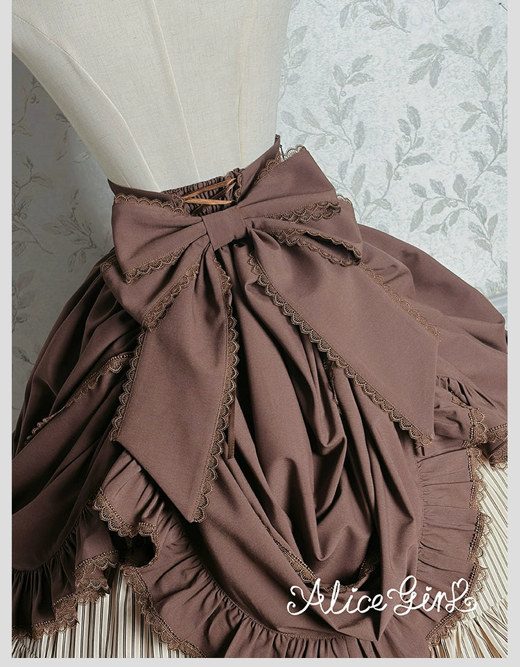 Alice Girl - Duke of Victoria - Classic Lolita SK & Overskirt Set 44092:794830