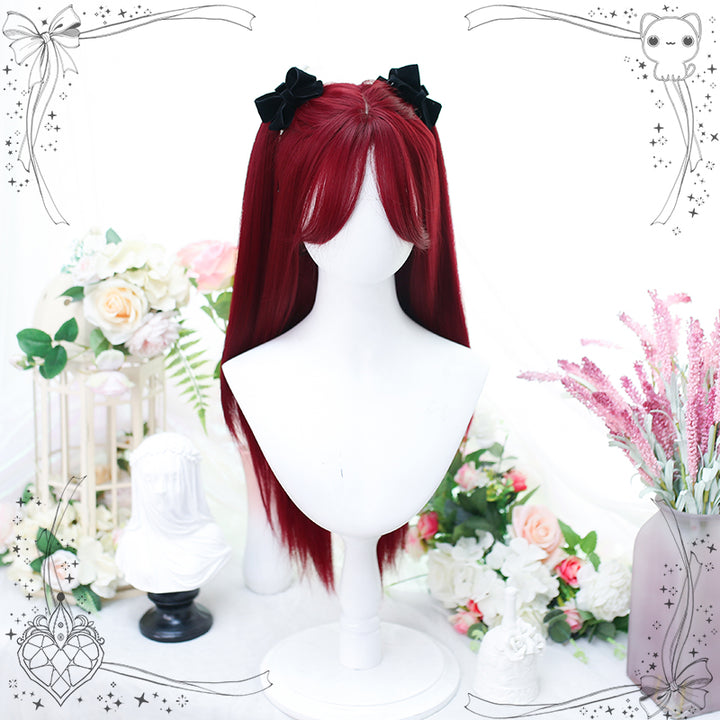 Dalao Home~Camellia Sinensis~Natural Solid Long and Straight Lolita Wig   