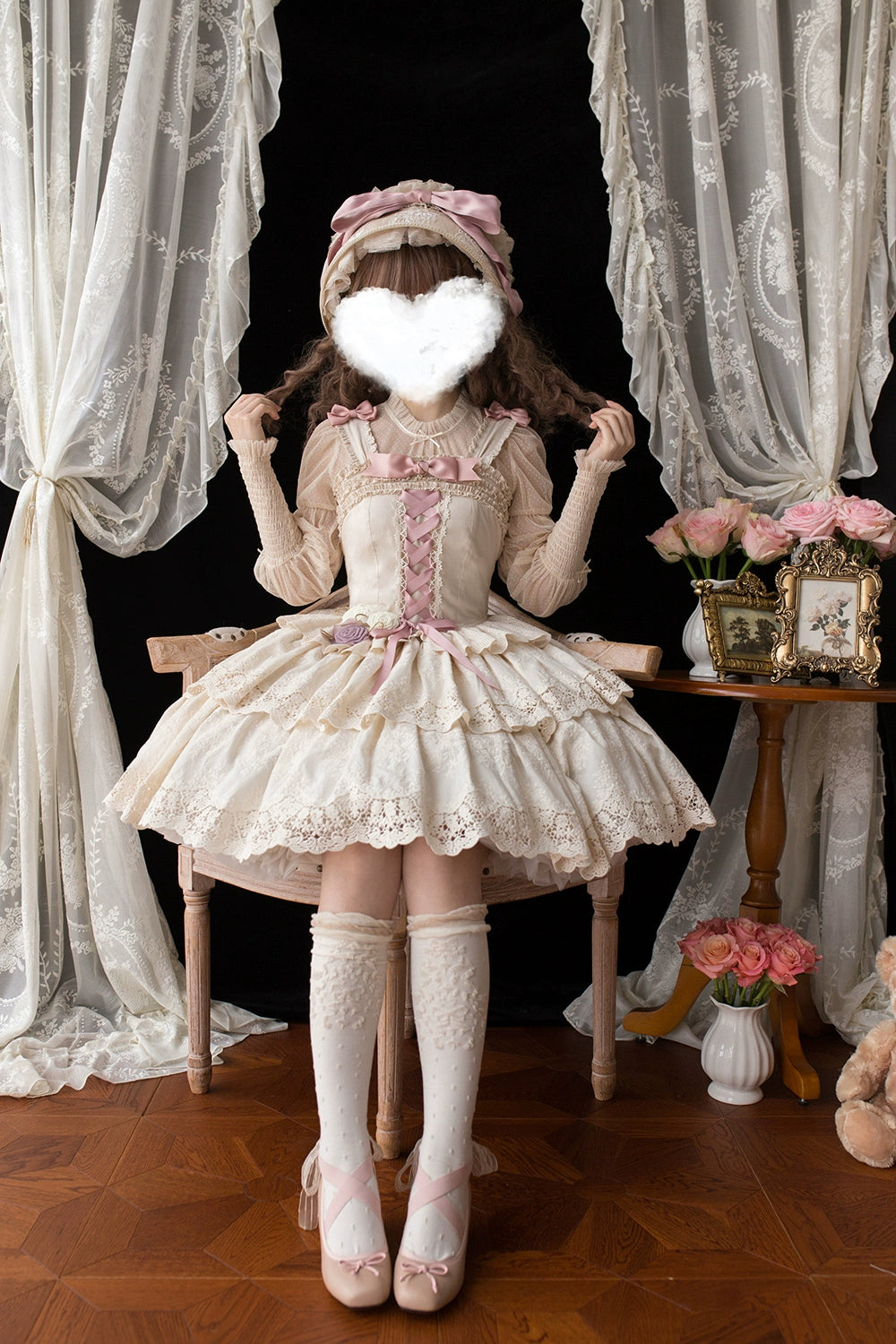 Miss Point - Forest Waltz - Classic Lolita Blouse & Multi-Tiered Ruffles SK 44233:800035