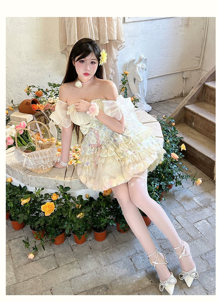 Diamond Honey~Sweet Lolita JSK Dress Sleeveless Dress for Spring Summer   