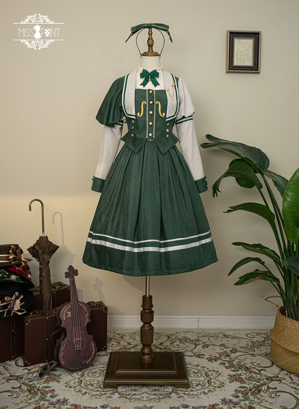 (BFM)Miss Point~Customized Lolita Jumper Dress~Elegant College Lolita JSK 32198:377444