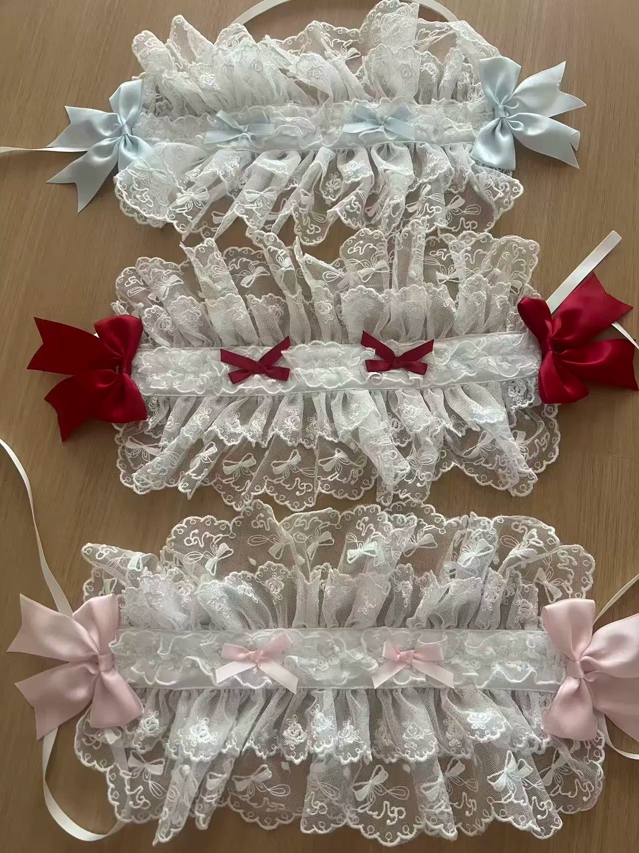 Floral Dream Isle - Sweet Lolita Doll-like JSK Dress, Bows & Lace (L M S) 44705:821082