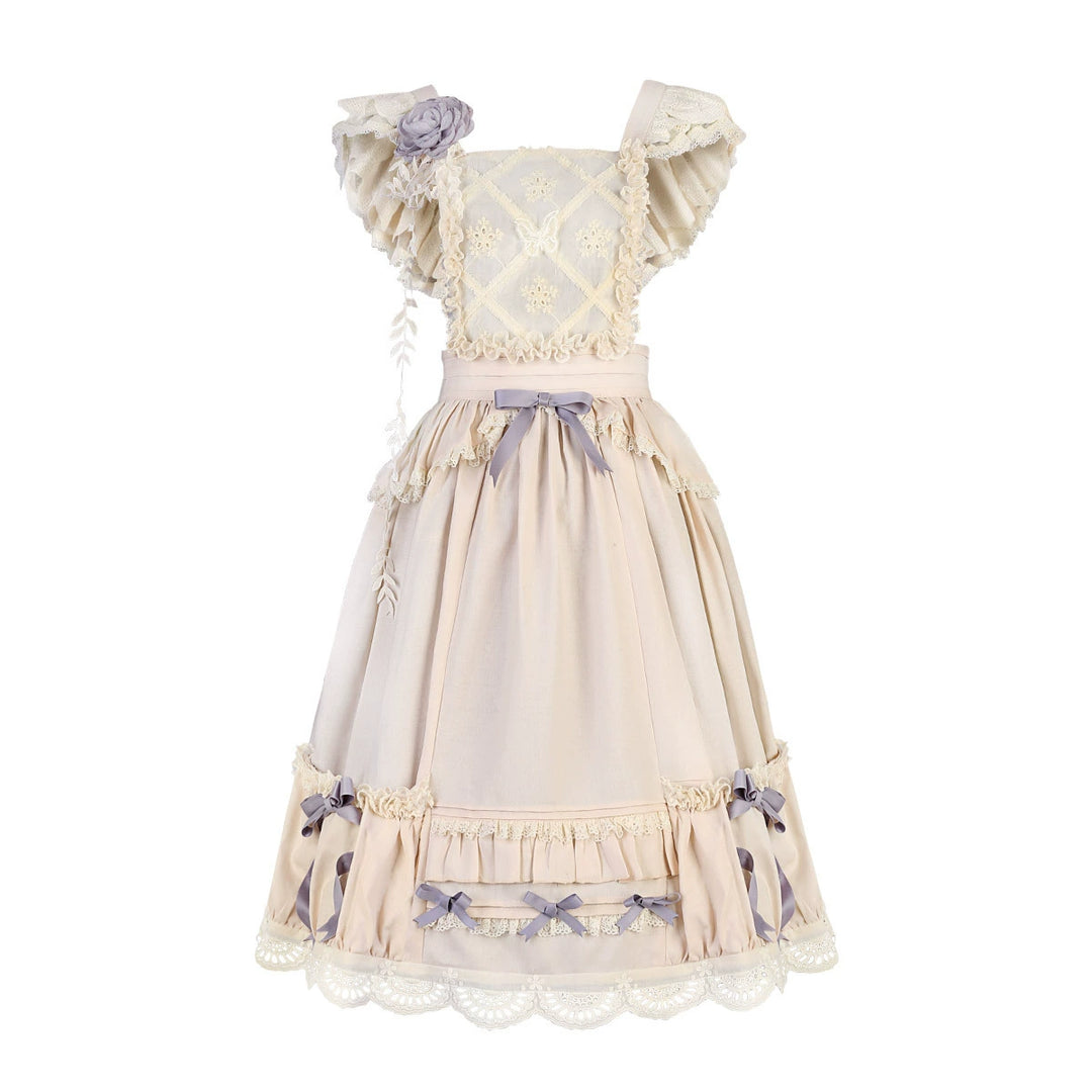 Qi Lolita OP Lolita Overskirt – 42Lolita Qi Lolita OP Lolita Overskirt – 42Lolita