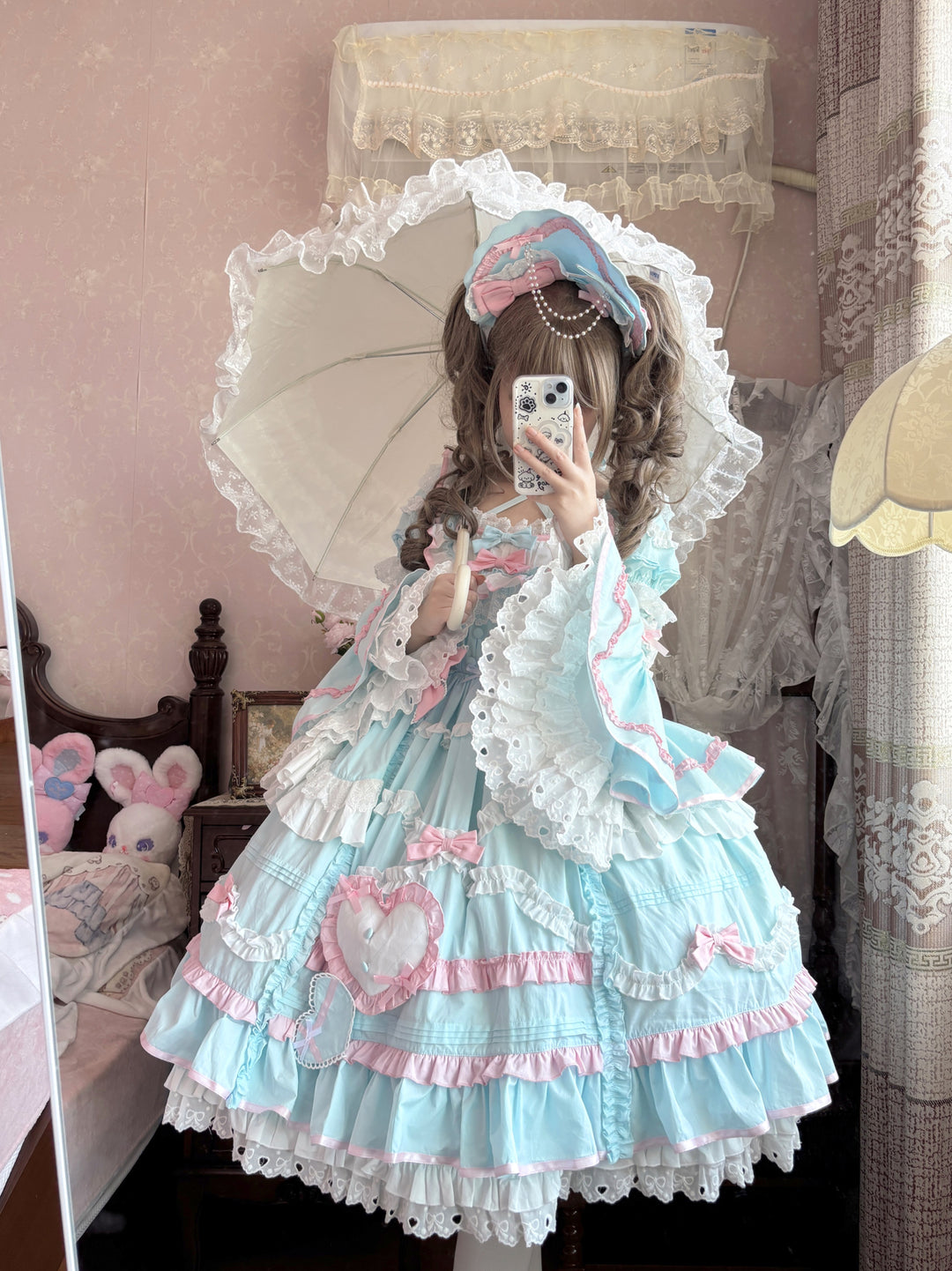 Perfect Original Design~Audelia~Plus Size Sweet Lolita OP with Halter Neckline