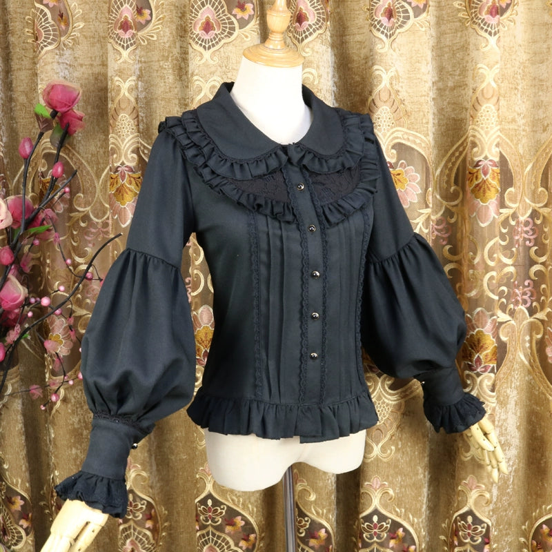 Princess Tailor Lolita~Classic Lolita Doll Collar Blouse JSK Inner Shirt   