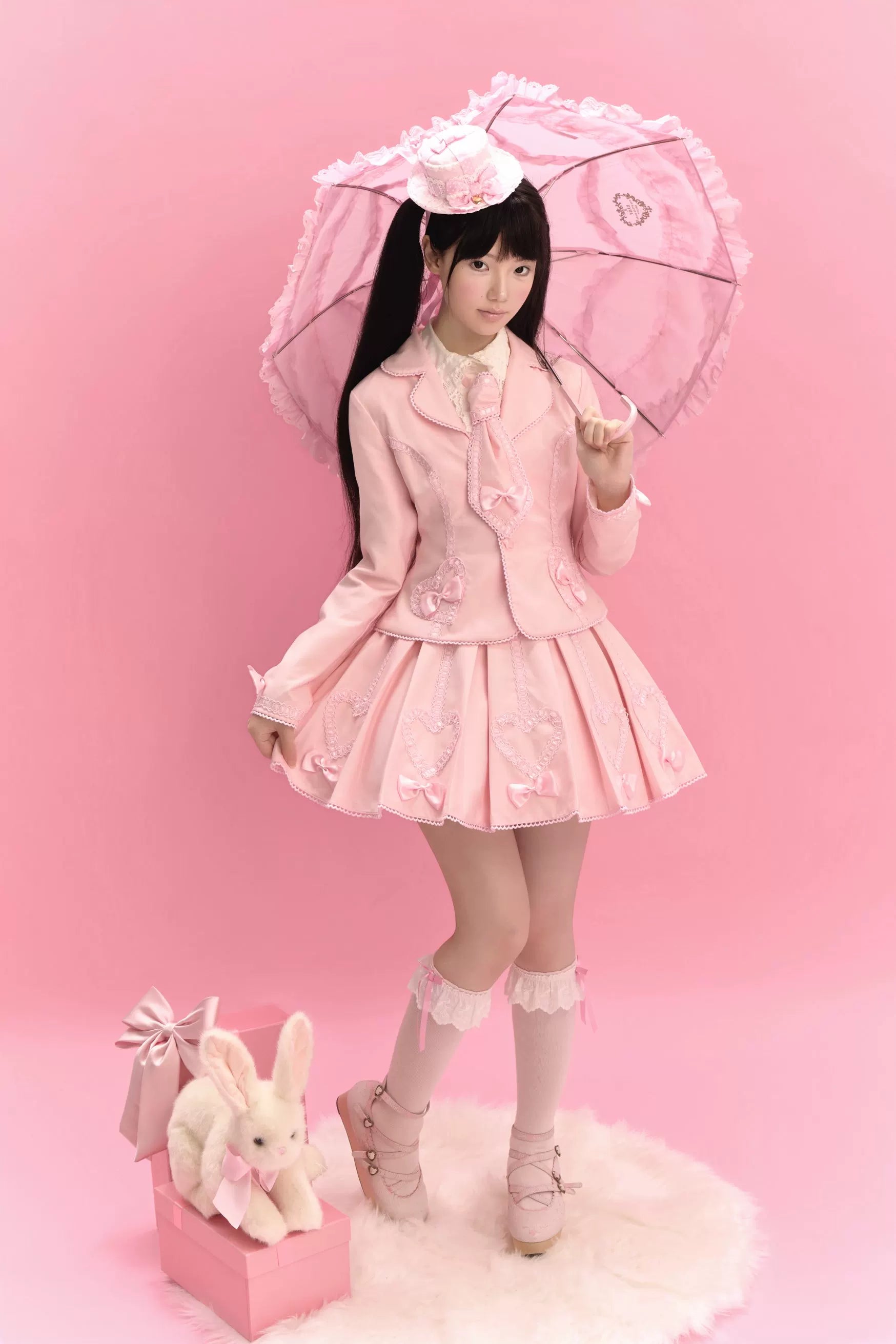 Promise After Class - Old School Lolita Fitted Blazer & Pleated Skirt Set