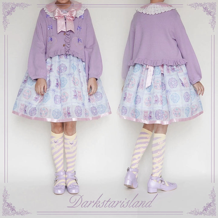 (BFM)Dark Star Island~Sugar Frost~Sweet Lolita Cardigan Knit Embroidered Sweater   