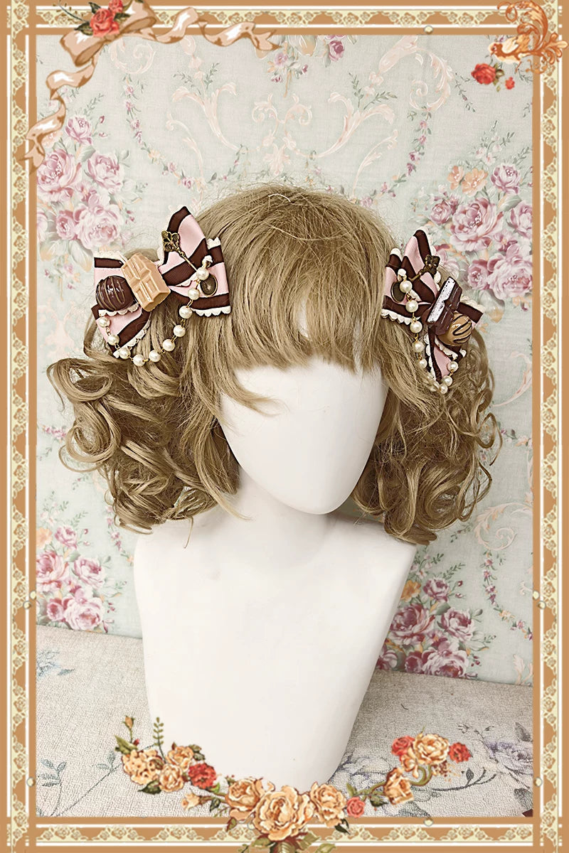 Chandelier - Old School Lolita Dress, Polka Dot, Chandelier Print (M) / L M S XL) 44388:806728