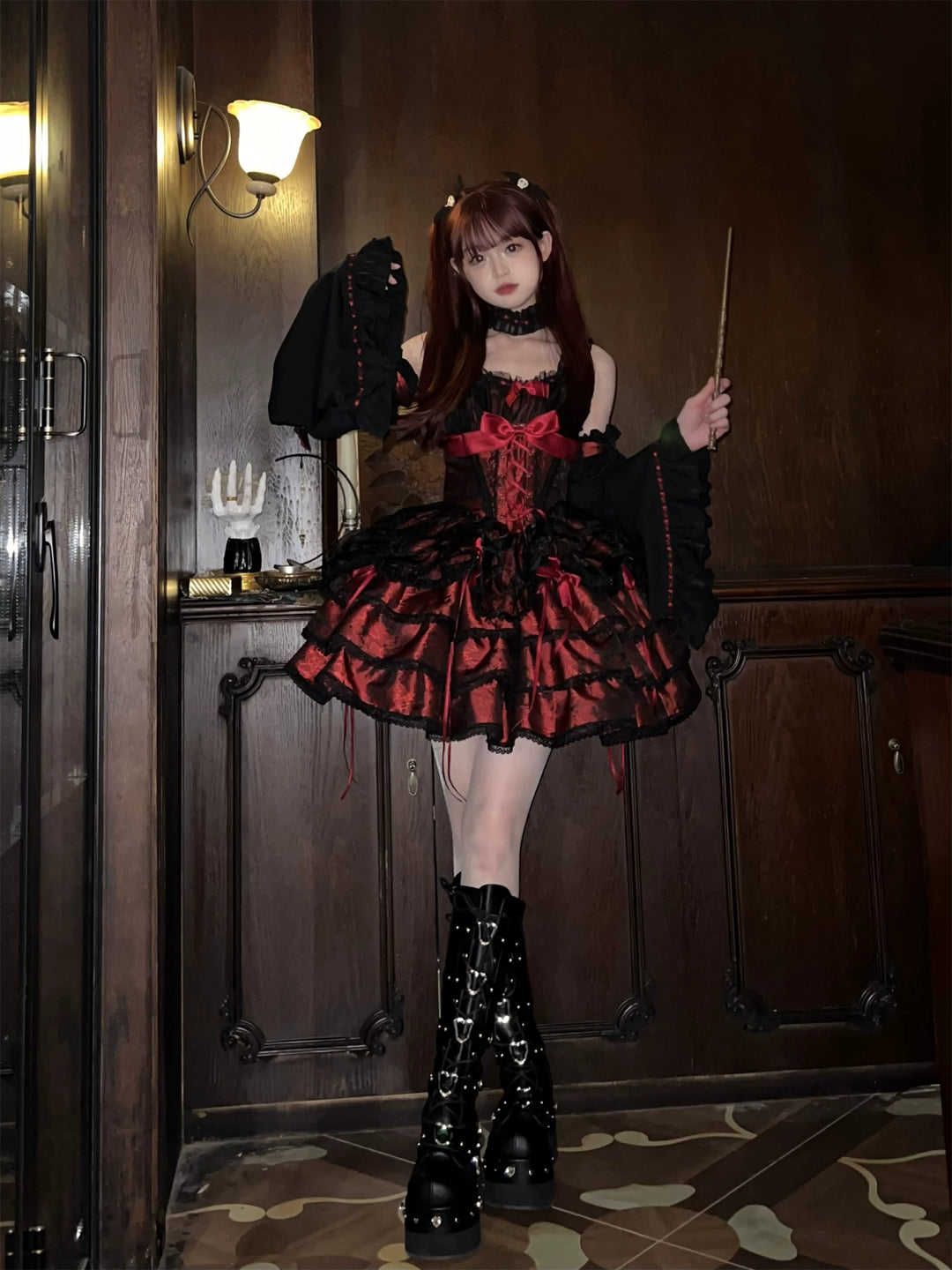 Xiaoxin - Rose Butler - Sweet Lolita JSK Ballet Style Birthday Lolita Dress