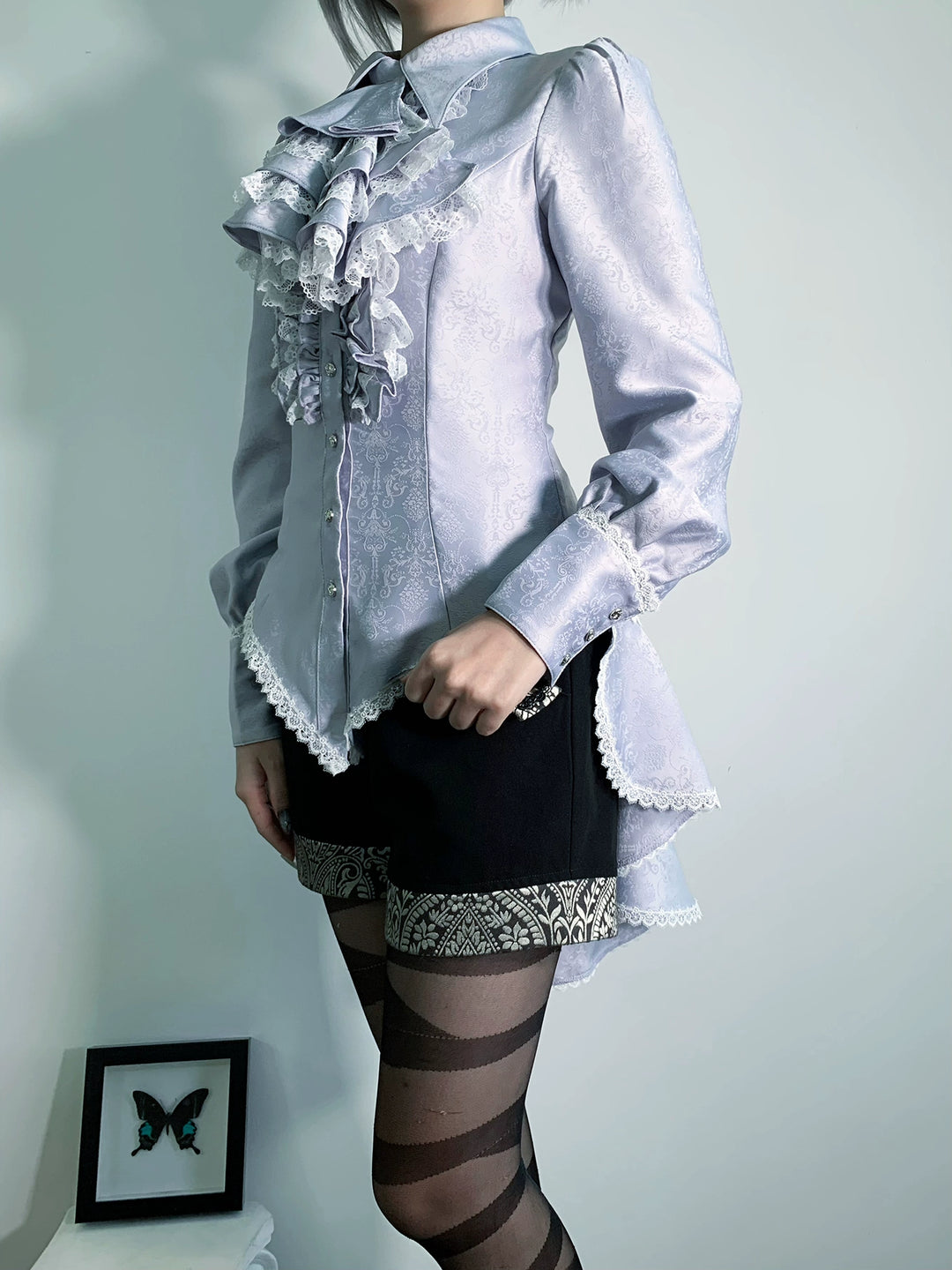 Little Dipper~Cold Rice~Ouji Lolita Shirt Long Sleeve Prince Blouse 41652:710636