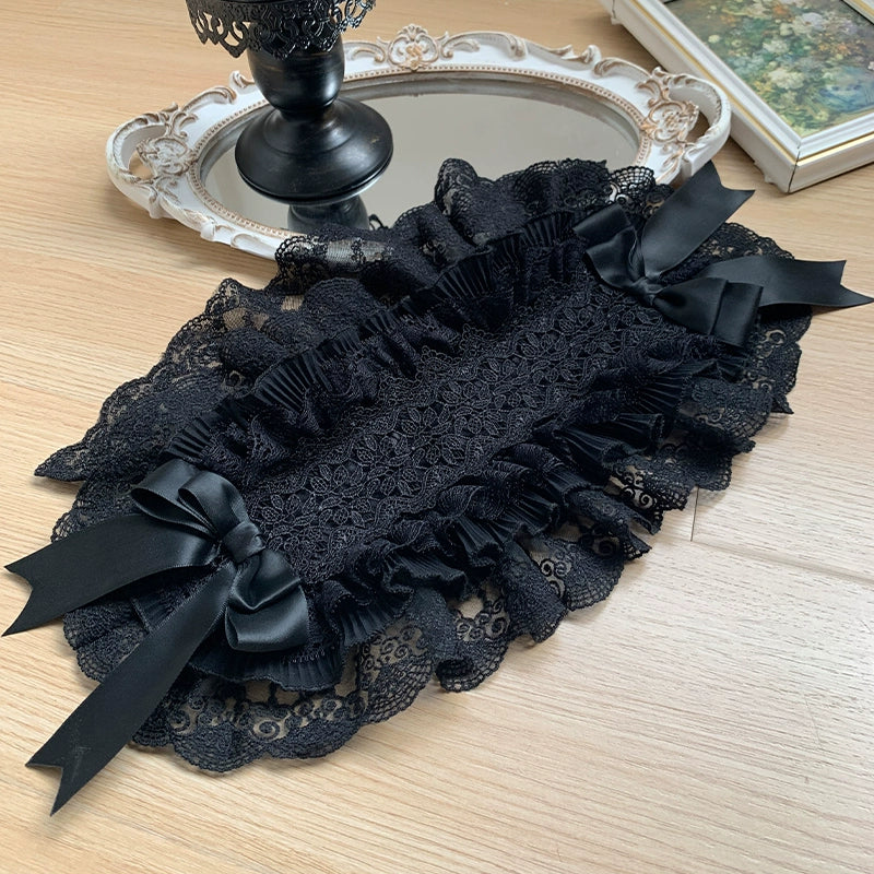 With PUJI - Letter and Poetry · Raven's Night Song - Oriental Aesthetics Gothic Lolita Dress Set 43907:788848
