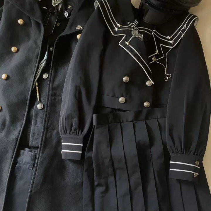 YourHighness~Military Lolita Uniform Autumn Winter Male Coat   