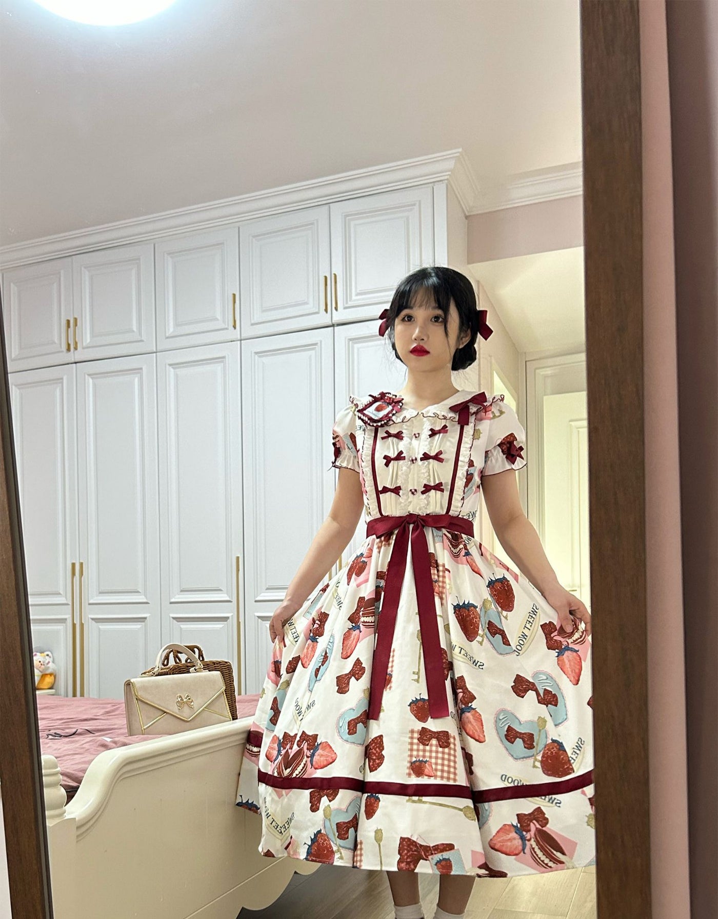 (Buyforme)Sweet  Wood~Betty Baby Sweet Lolita OP Dress S OP (long version) 