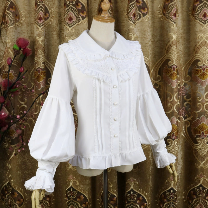 Princess Tailor Lolita~Classic Lolita Doll Collar Blouse JSK Inner Shirt   