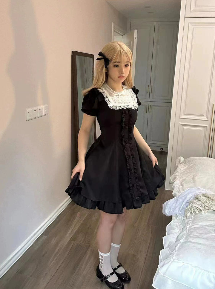 Sweet Wood~Elegant Lolita OP Dress Summer Dress Plus Size   