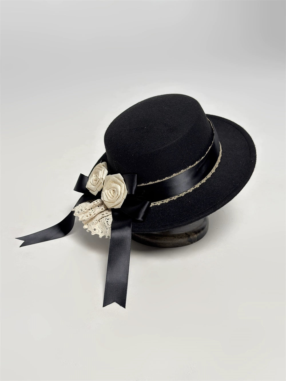LeMiroir - Winter Solstice - Elegant Lolita Hat, Detachable Collar, Handbag 44088:794369