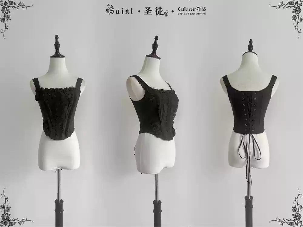 LeMiroir~Saint~Gothic Lolita Bolero Skirt Mermaid Dress Corset (L M S XL XXL) 37334:701572