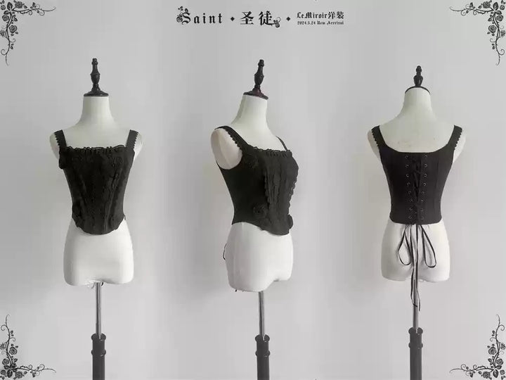 LeMiroir~Saint~Gothic Lolita Bolero Skirt Mermaid Dress Corset (L M S XL XXL) 37334:701572