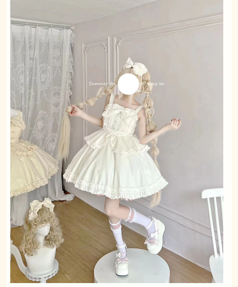 Sakurada Fawn~Daily Lolita JSK Dress Plus Size Dress   