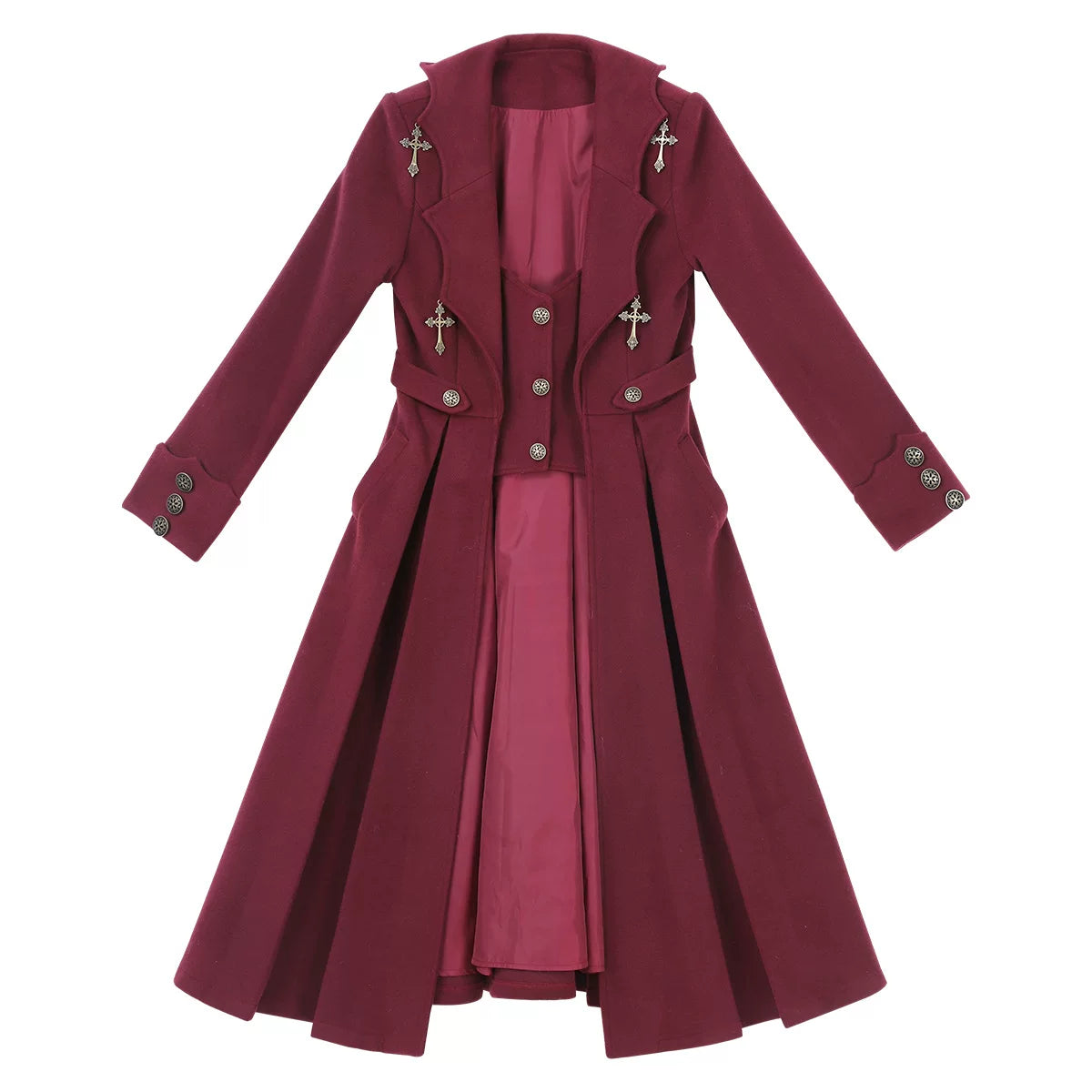 The Legend of Dracula - Gothic Ouji Lolita Winter Coat Set 43672:837749