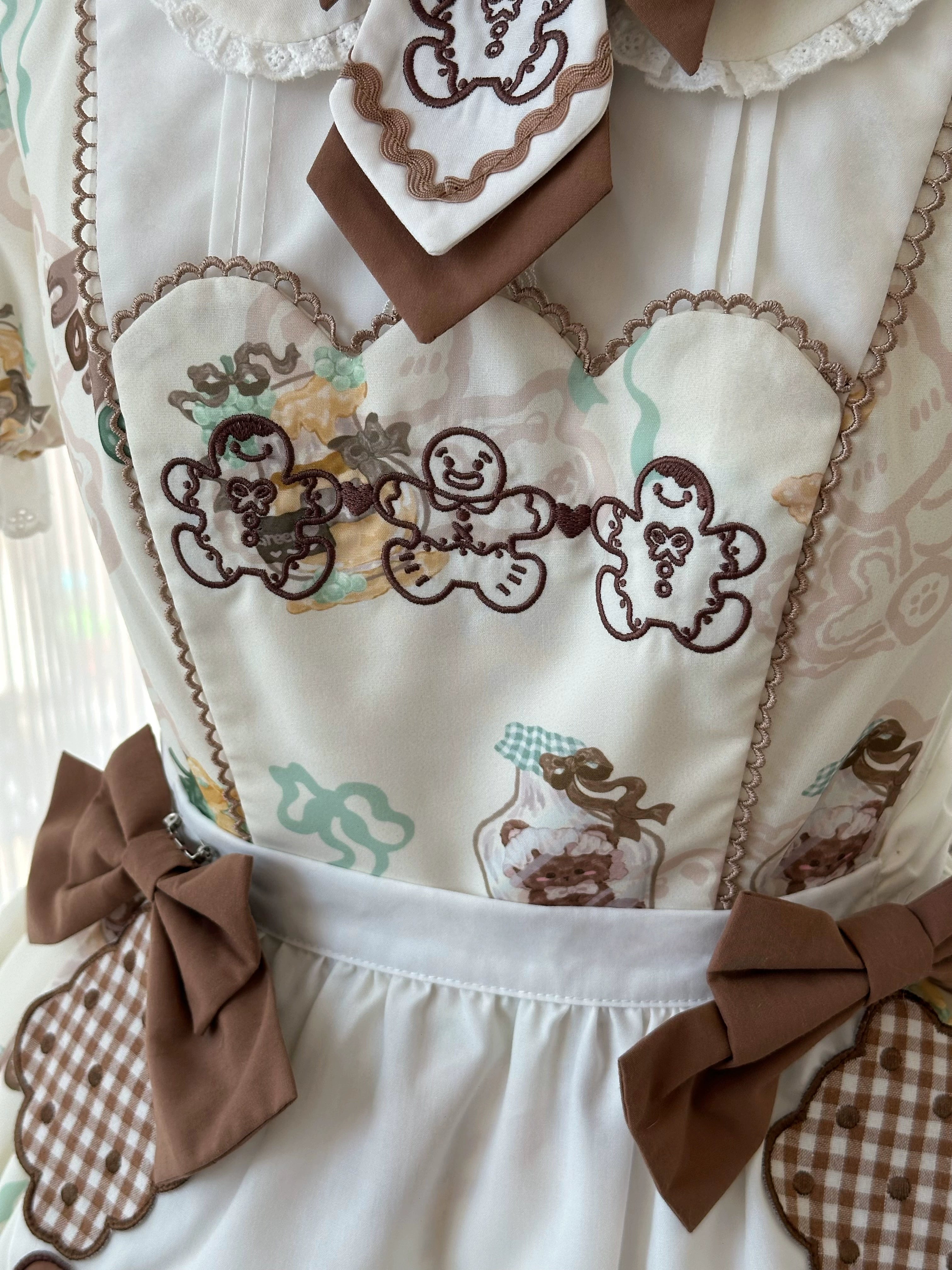 Babyblue~Bear Honey~Sweet Lolita Accessory Gingerbread Man Design 40364:660784
