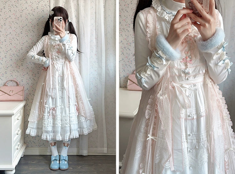 (Buy for me) Vcastle~Sweet Lolita High-neck Long Sleeve Sweater   