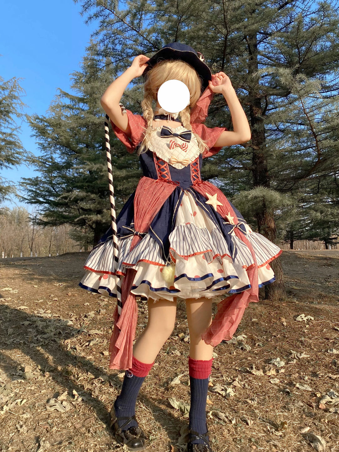 (BFM)Puppet Night~Circus Troupe~Daily Sweet Lolita Halter Dress   