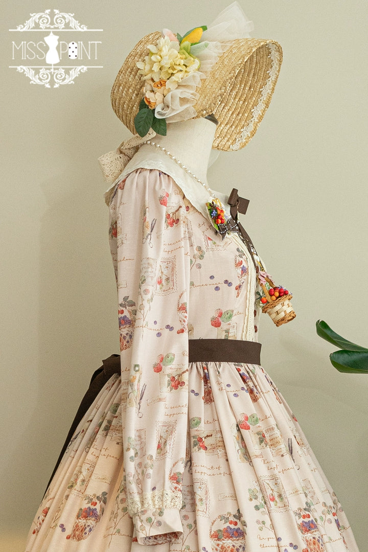 (Buyforme)Miss Point~Forest Lolita Lantern Sleeve OP Casual Dress 29482:341968
