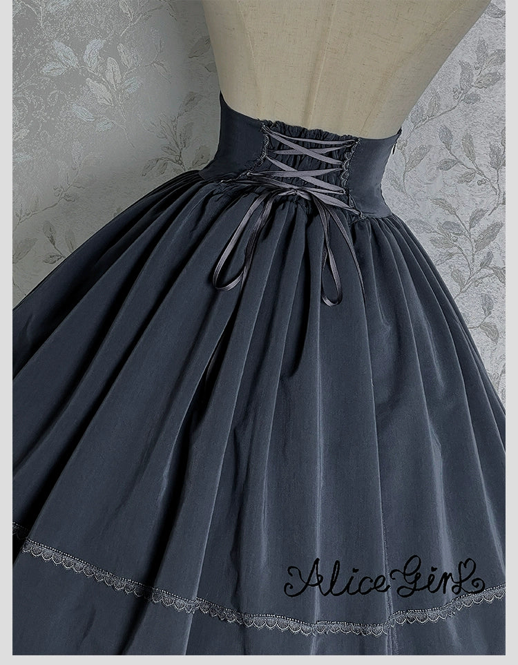 Alice Girl - Duke of Victoria - Classic Lolita SK & Overskirt Set 44092:794971