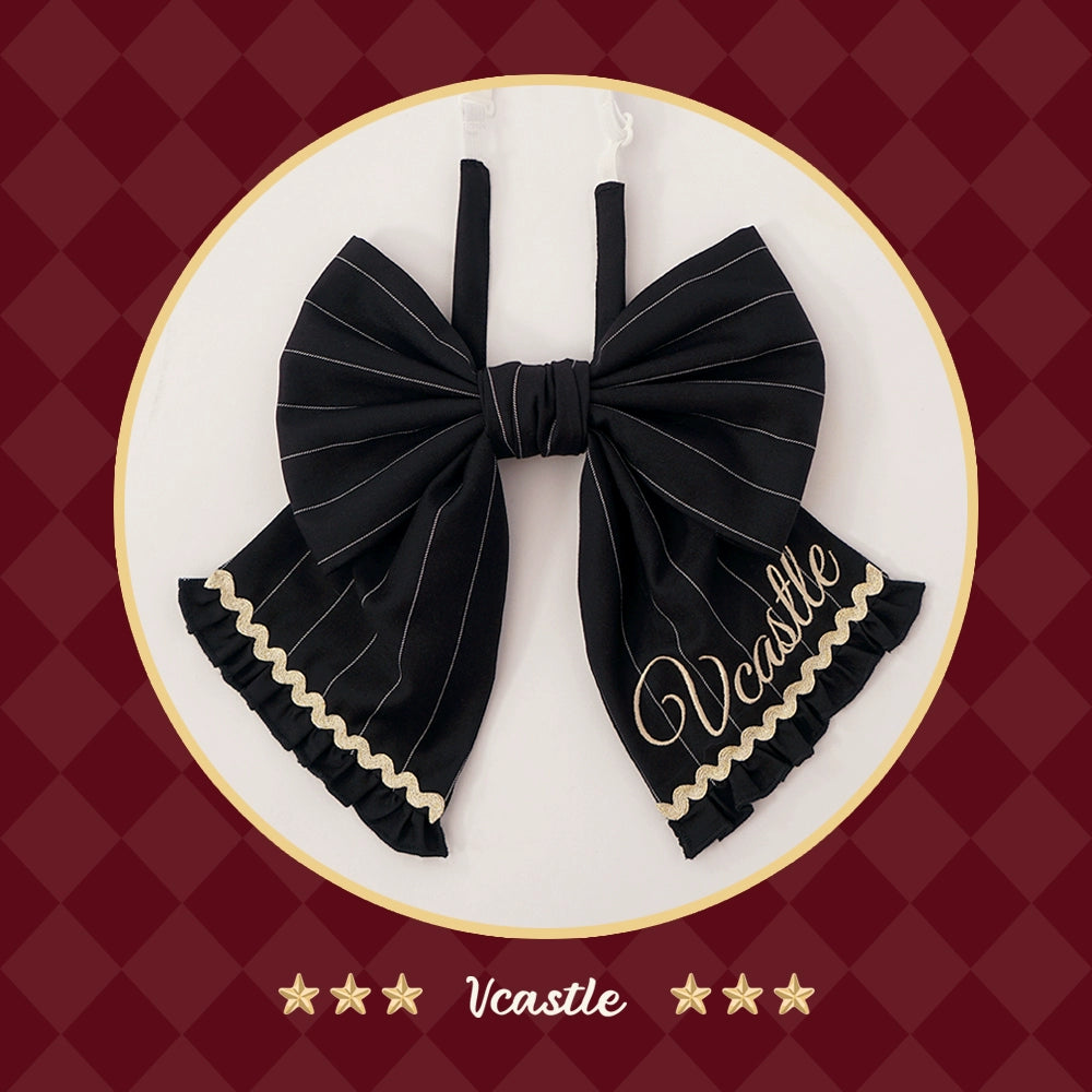 Vcastle~Circus~IP Collab Sweet Lolita Accessories Circus Lolita Headdress Black bowtie only