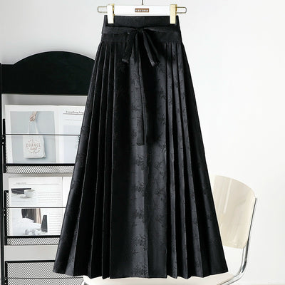 (BFM)Tonghuangcai~Han Lolita Skirt High-Waisted Horse-Face Skirt S black 