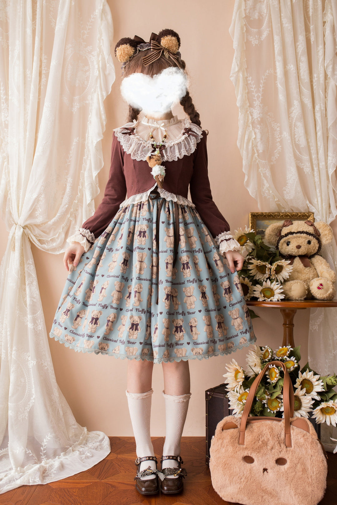 Unideer~Prelude~Elegant Lolita Bolero Jacket with Lace Ruffle Frill 42518:743549