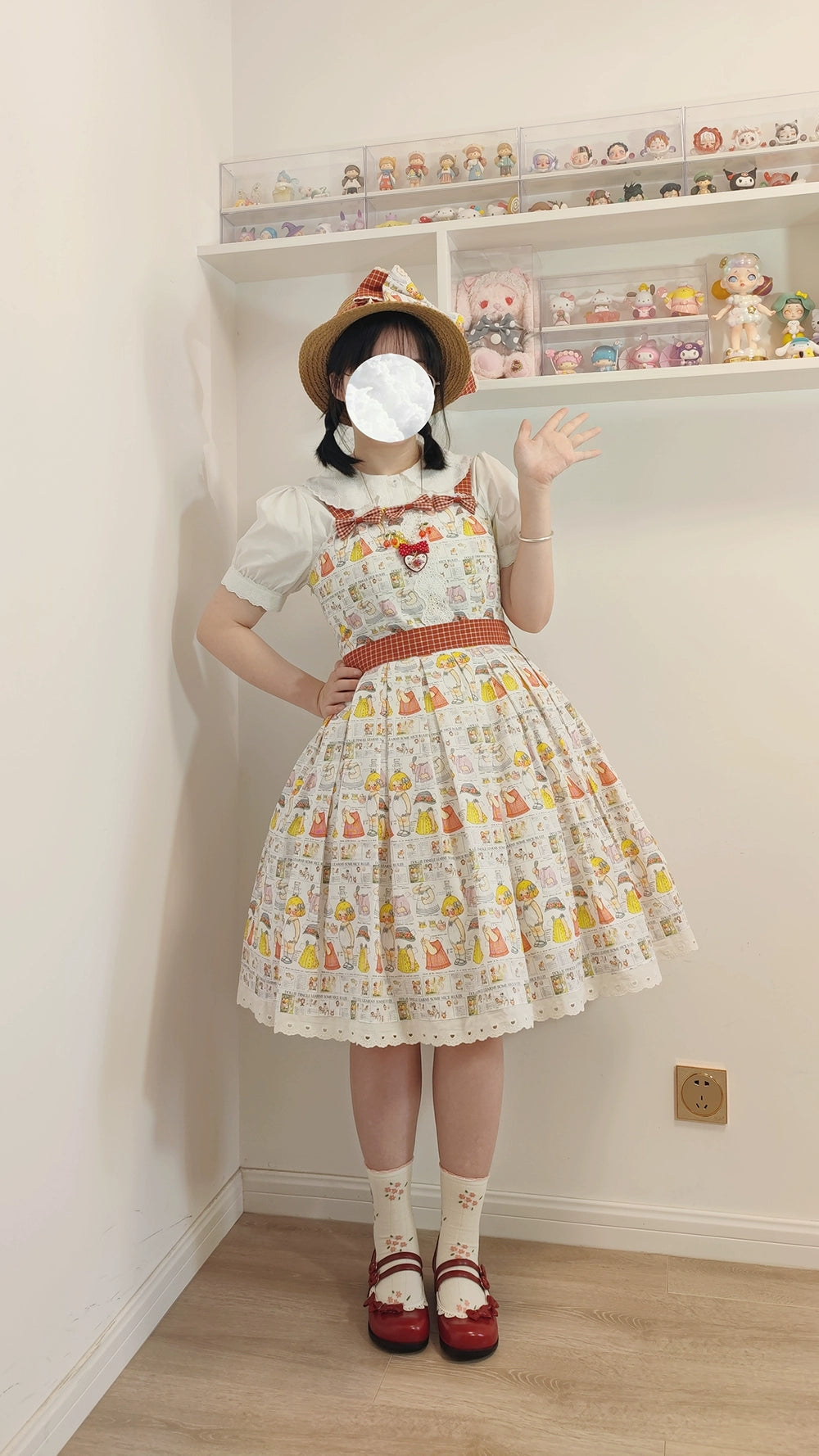 Miss Cube~Dress Up Dolls~Summer Kawaii Lolita JSK Dress Customized Size