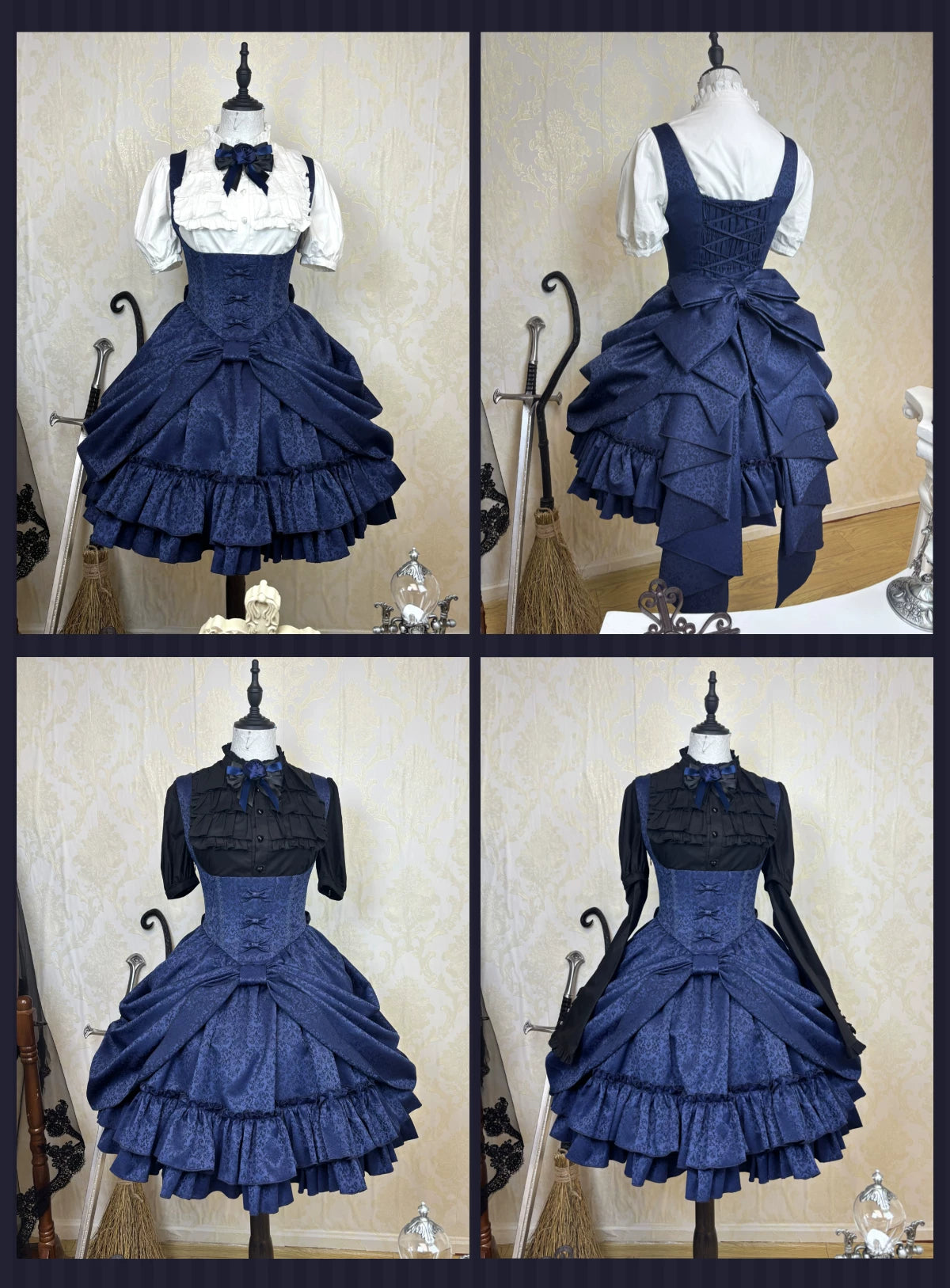 Perfume Bottle - Gothic Lolita Corset JSK Dress, Bust-Supporting 45080:834172