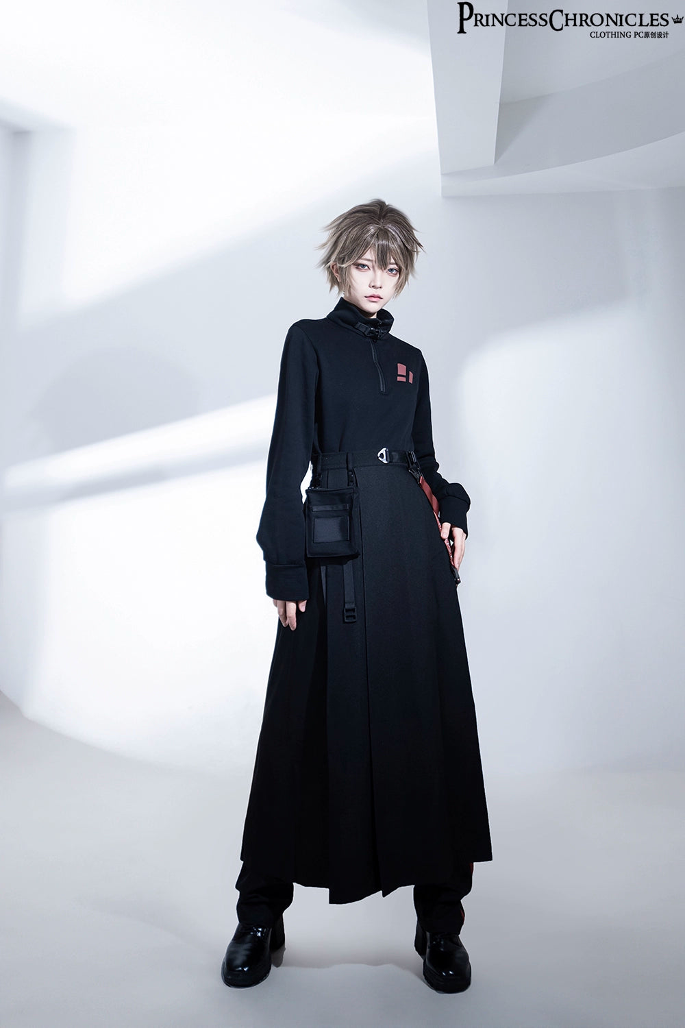Princess Chronicles - Nameless Blade - Waste Soil Ouji Lolita Black Skirt