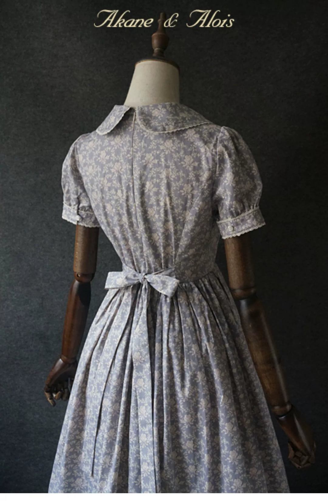 Akane Alois~Hana Shinfu~Country Lolita Flower Print OP Dress   