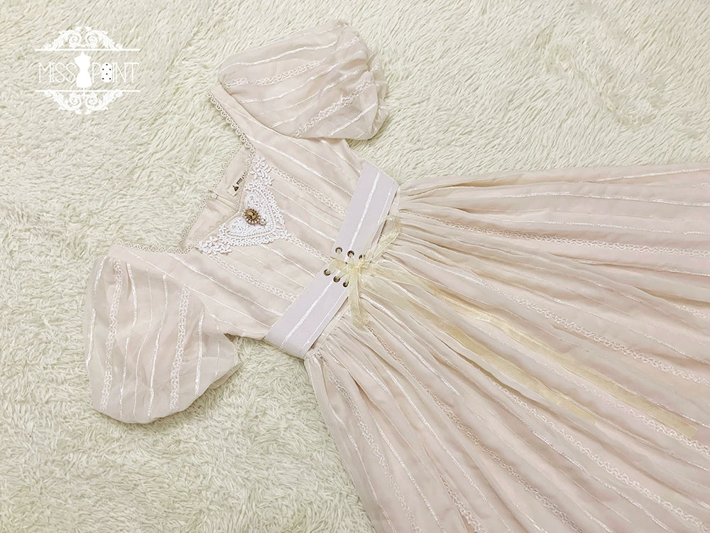 Miss Point~Tulip~Classic Lolita OP Dress Short Sleeve Dress Multicolors 19622:405364
