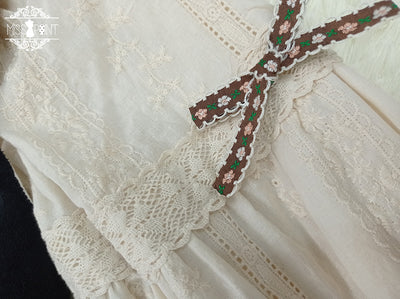 Miss Point~Rich Hymn~Lolita Bavarian Cotton Embroidered Blouse   