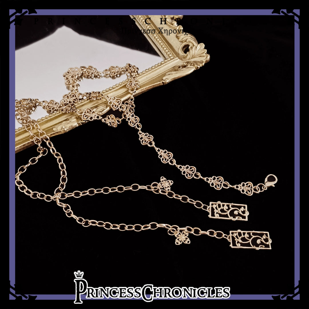 Princess Chronicles~Hare Hunter~Ouji Lolita Gold Alloy Waist Chain M / Free Size Waist Chain Only