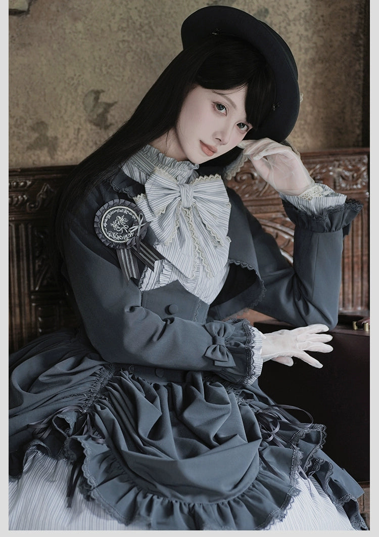 Alice Girl - Duke of Victoria - Classic Lolita Top Hat & Brooch 44095:795439