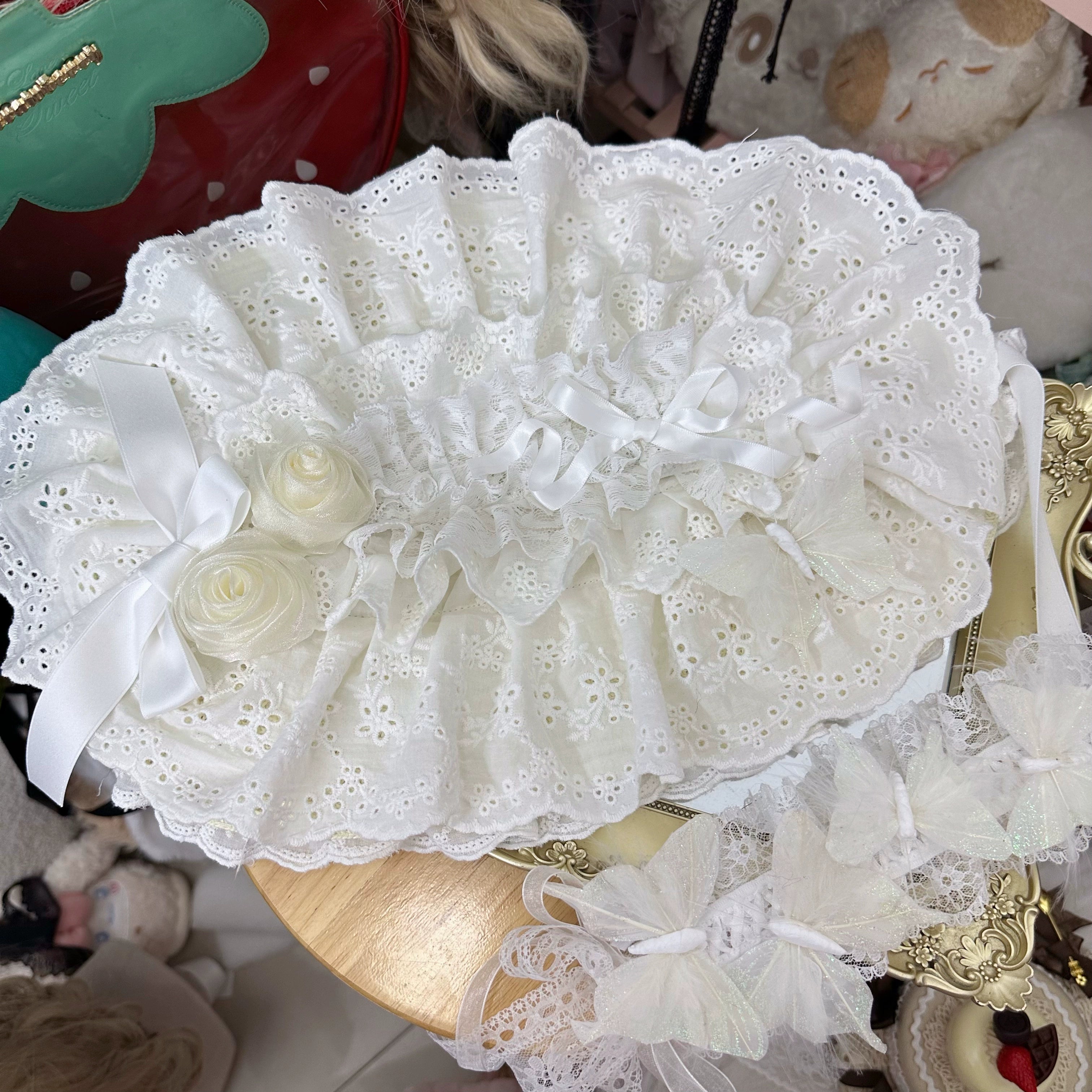 Chestnut Lolita~Gothic Lolita Bonnet Pure Cotton Hat 34010:440666
