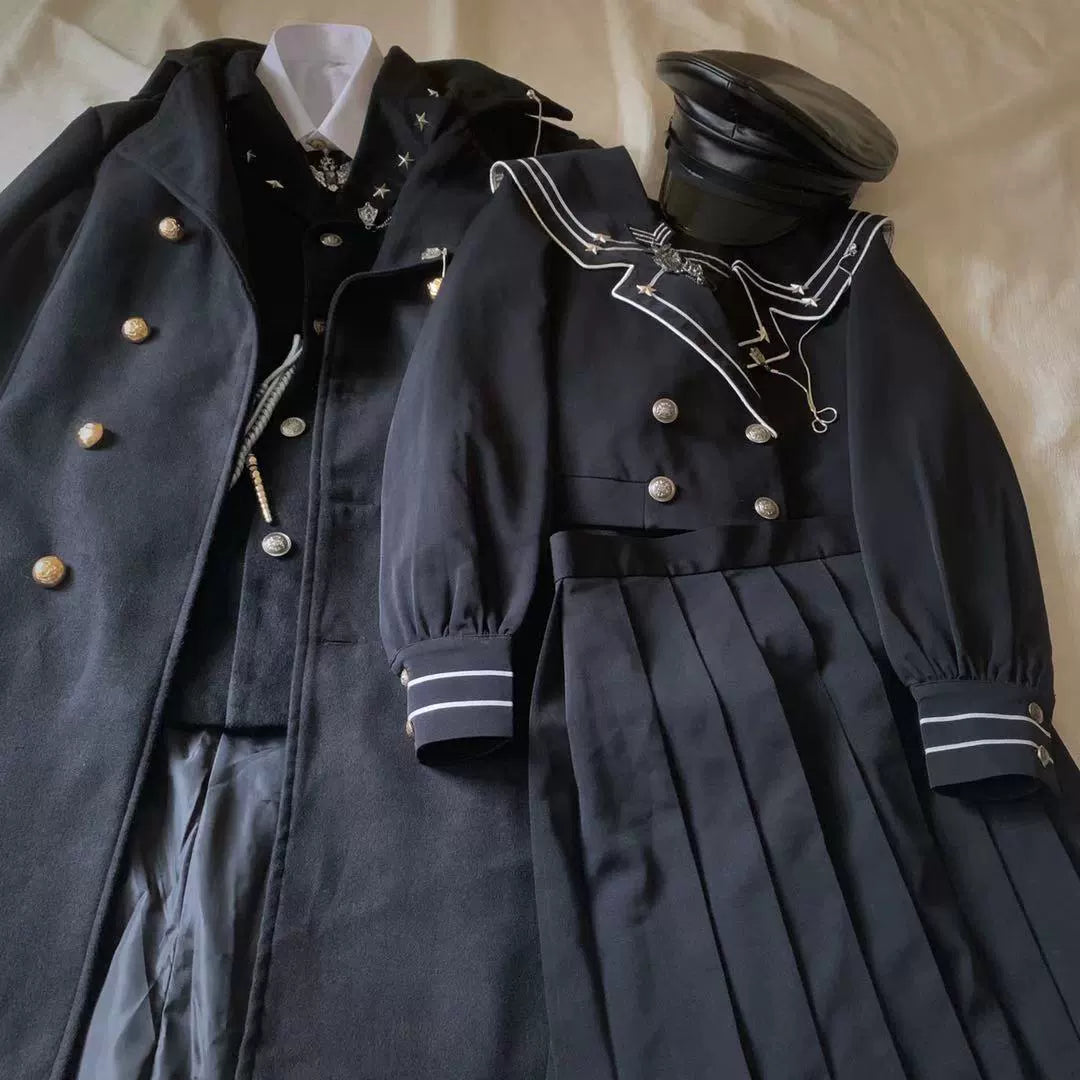 YourHighness~Military Lolita Uniform Autumn Winter Male Coat